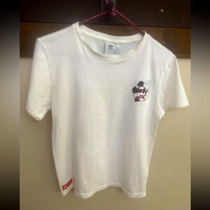 Disney Adidas Kids White Graphic T-Shirt ..used one time only…
